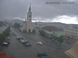 Náměstí, koste sv. Markéty