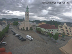 Náměstí, koste sv. Markéty