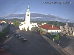 Náměstí, koste sv. Markéty