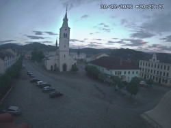 Náměstí, koste sv. Markéty