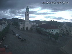 Náměstí, koste sv. Markéty