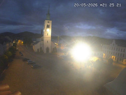 Náměstí, koste sv. Markéty