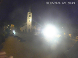 Náměstí, koste sv. Markéty