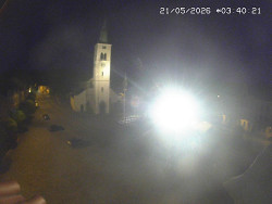 Náměstí, koste sv. Markéty