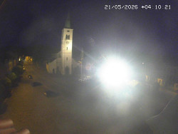 Náměstí, koste sv. Markéty