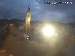 Náměstí, koste sv. Markéty