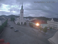 Náměstí, koste sv. Markéty