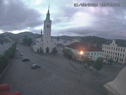 Náměstí, koste sv. Markéty