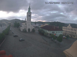 Náměstí, koste sv. Markéty