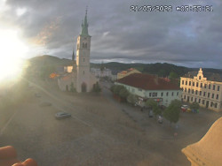 Náměstí, koste sv. Markéty