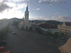 Náměstí, koste sv. Markéty