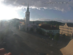Náměstí, koste sv. Markéty
