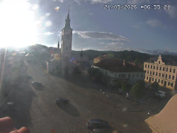 Náměstí, koste sv. Markéty