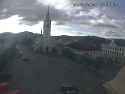 Náměstí, koste sv. Markéty