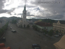 Náměstí, koste sv. Markéty