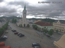 Náměstí, koste sv. Markéty