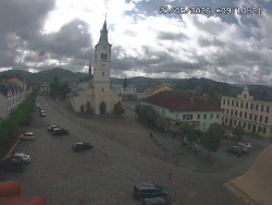 Náměstí, koste sv. Markéty