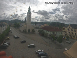 Náměstí, koste sv. Markéty