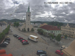 Náměstí, koste sv. Markéty