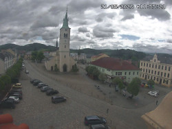 Náměstí, koste sv. Markéty