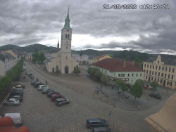 Náměstí, koste sv. Markéty