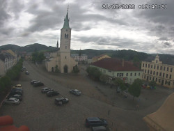 Náměstí, koste sv. Markéty