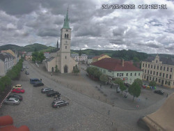 Náměstí, koste sv. Markéty