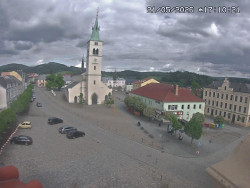 Náměstí, koste sv. Markéty
