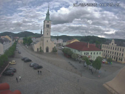 Náměstí, koste sv. Markéty