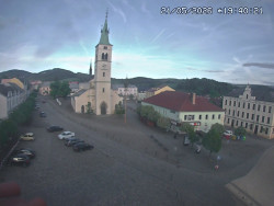 Náměstí, koste sv. Markéty