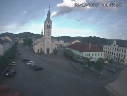Náměstí, koste sv. Markéty