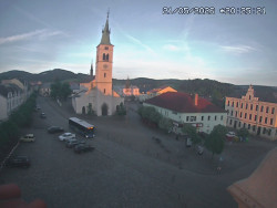 Náměstí, koste sv. Markéty