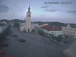Náměstí, koste sv. Markéty