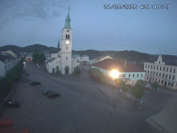 Náměstí, koste sv. Markéty