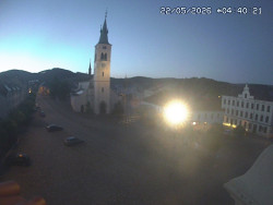 Náměstí, koste sv. Markéty