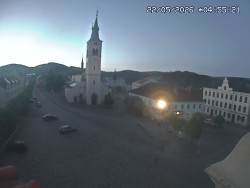 Náměstí, koste sv. Markéty