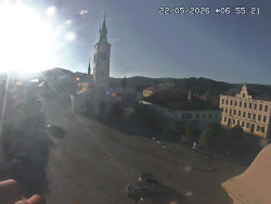 Náměstí, koste sv. Markéty