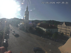 Náměstí, koste sv. Markéty