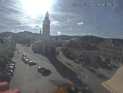 Náměstí, koste sv. Markéty