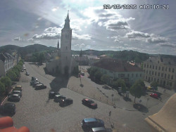 Náměstí, koste sv. Markéty