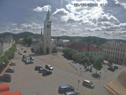 Náměstí, koste sv. Markéty