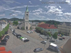 Náměstí, koste sv. Markéty