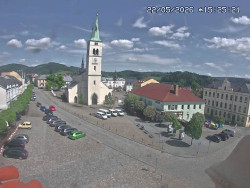 Náměstí, koste sv. Markéty