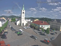Náměstí, koste sv. Markéty