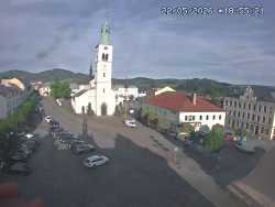 Náměstí, koste sv. Markéty