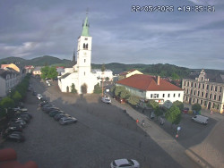 Náměstí, koste sv. Markéty