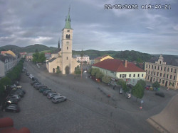 Náměstí, koste sv. Markéty