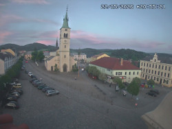 Náměstí, koste sv. Markéty