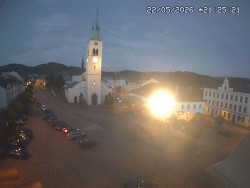 Náměstí, koste sv. Markéty