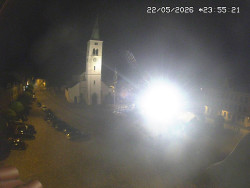 Náměstí, koste sv. Markéty
